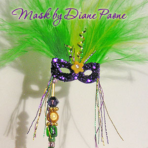 Mini Mardi Gras Mask