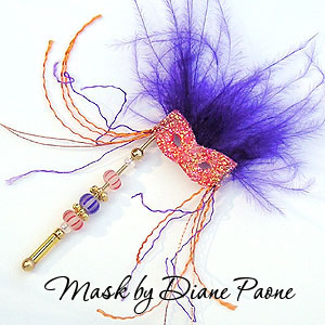 Miniature Mardi Gras Mask