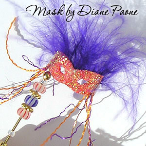 Miniature Mardi Gras Mask