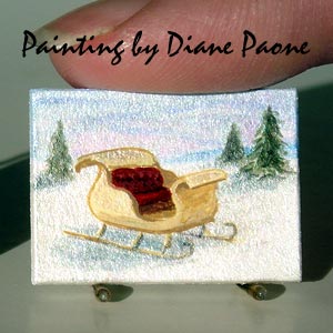 Miniature Painting by Diane Paone