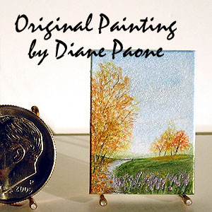 Miniature Painting by Diane Paone