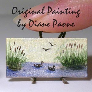 Miniature Painting by Diane Paone